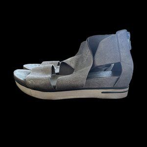 Silver Platform Sandals